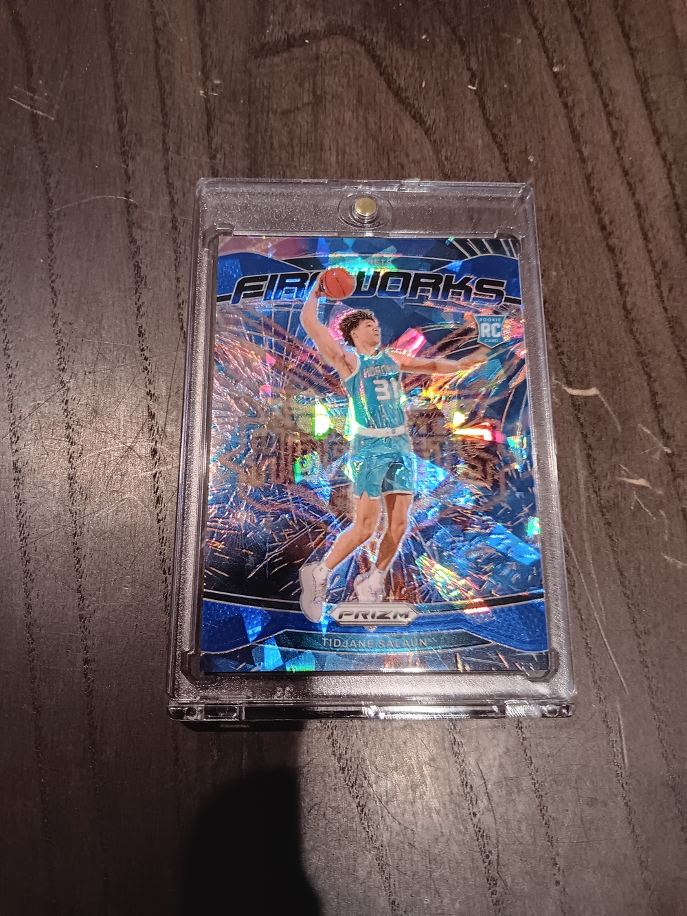 Panini Fireworks Tidjane Salaun No. 7 Basketball Trading Card 118/125